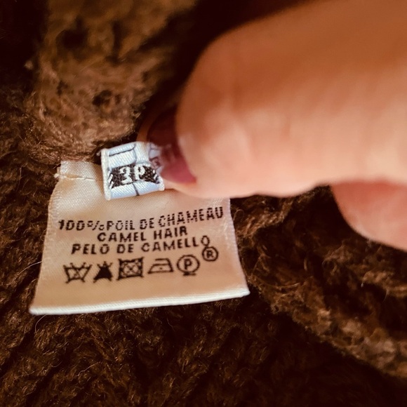 Hermes Elegant Tan Cowl Neck Sweater - Picture 9 of 11